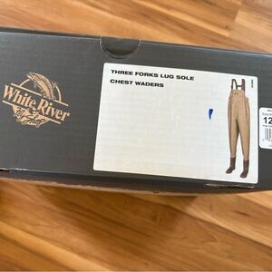 White River Three Forks Lug Sole Chest Waders - Tan